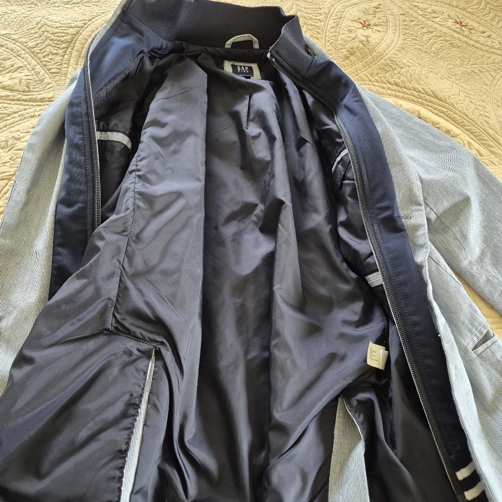 GAP Women's Gray Blazer with Inner Layer - Picture 7 of 7